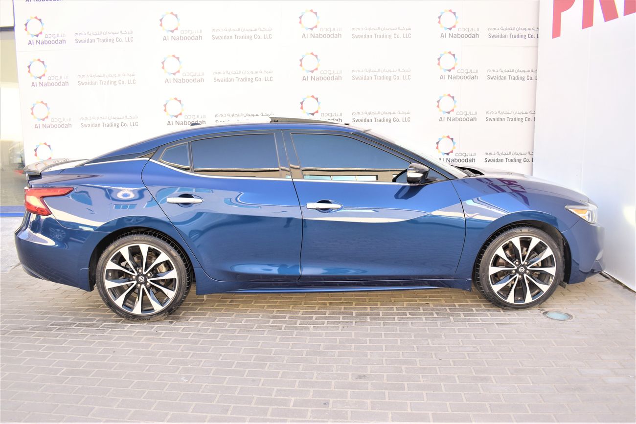 Nissan Maxima 3.5L SR V6 2018 GCC DEALER WARRANTY RAMADAN OFFER 1YR / 20K SERVICE CONTRACT