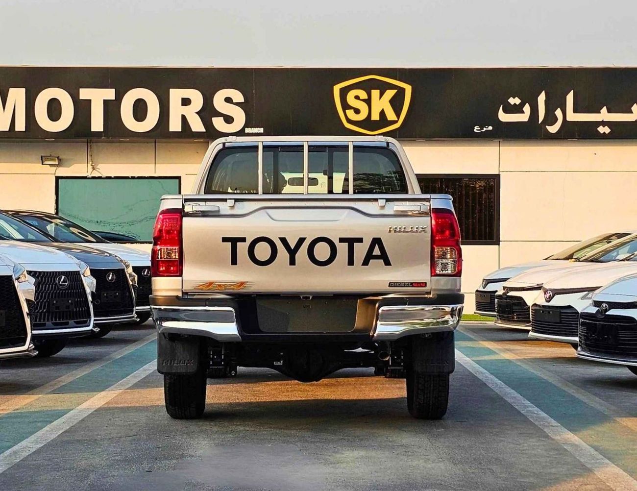 تويوتا هيلوكس NARROW BODY DOUBLE CABIN/ CDP, DECK GUARD FRAME / DIESEL MT 2.4L V4 4WD (CODE#HMD)