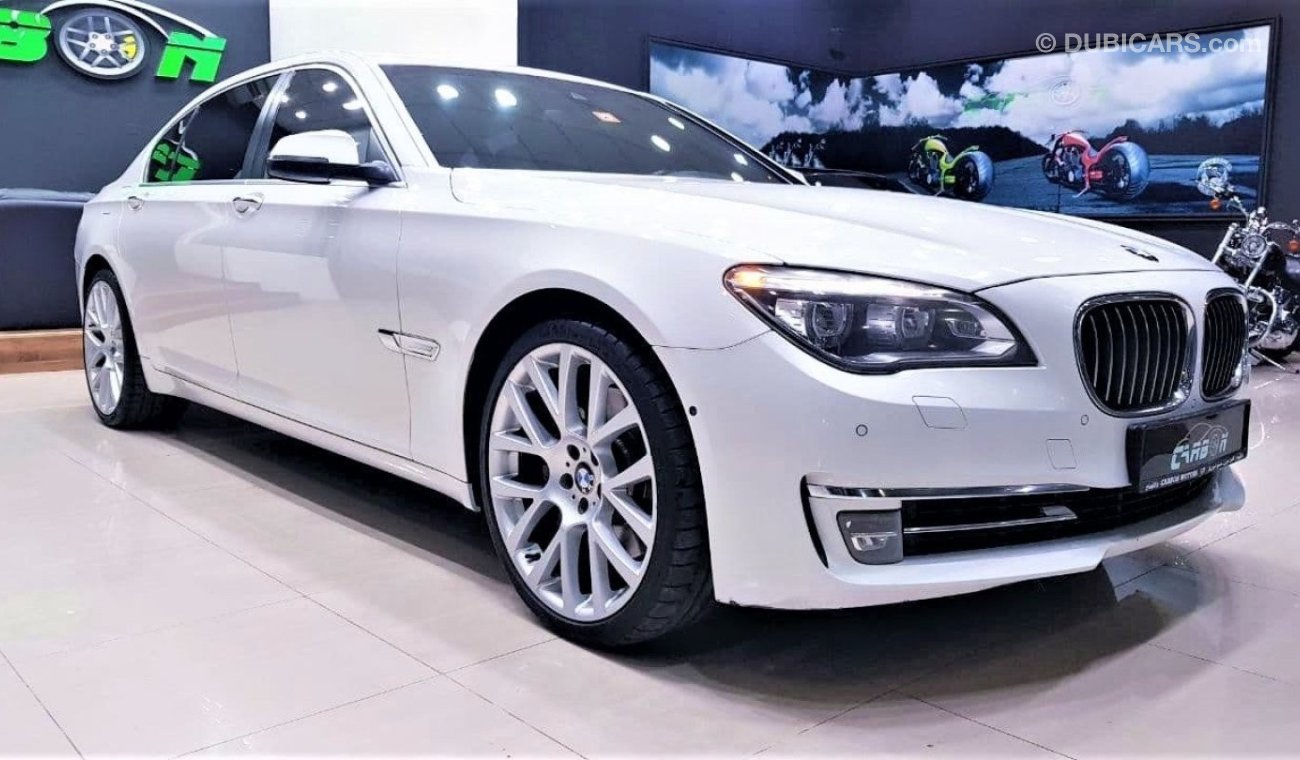 بي أم دبليو 750 BMW 750LI V8 4.4L 2013 MODEL GCC CAR IN VERY GOOD CONDITION