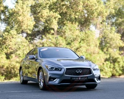 Infiniti Q50 Luxe 2.0L Infiniti Q50 2.0T 2018 GCC  accident-free Excellent Condition