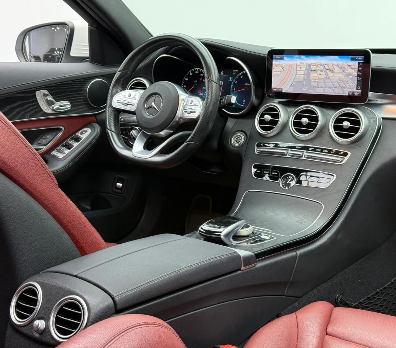 مرسيدس بنز C 200 2021 Mercedes Benz C200 AMG, 2026 Mercedes Warranty, Full Mercedes Service History, GCC