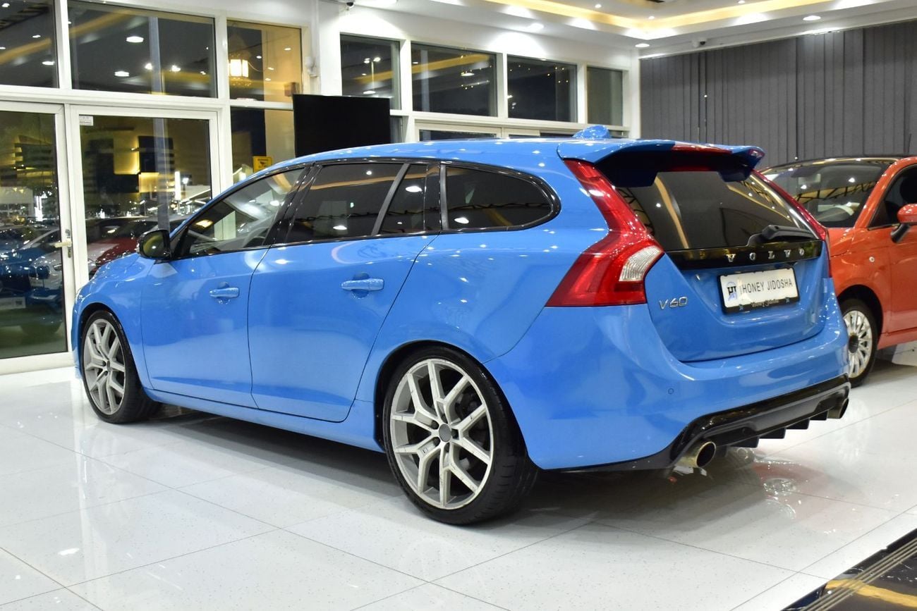 Volvo V60 POLESTAR EXCELLENT DEAL for our Volvo V60 Polestar T6 ( 2016 Model ) in Blue Color GCC Specs