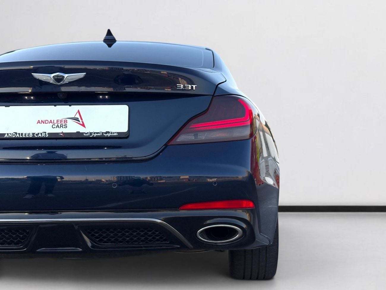 جينيسس G70 PLATINUM AED 1,440 P.M | 0% DOWN PAYMENT | GENESIS G70 PRESTIGE | 3.3L TWIN-TURBO V6 | 2018 | KOREAN SPECS