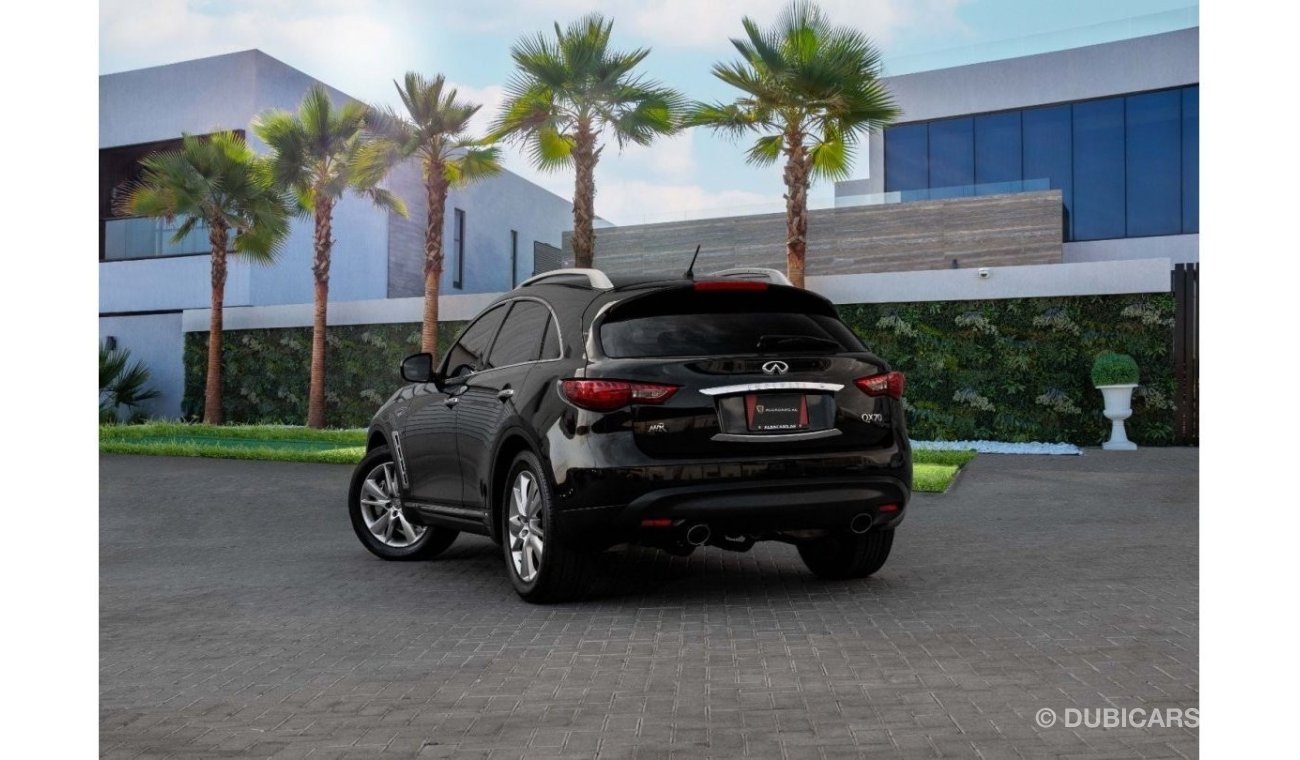 إنفينيتي QX70 لاكس سنسوري | 2,056 P.M  | 0% Downpayment | Full Agency History!