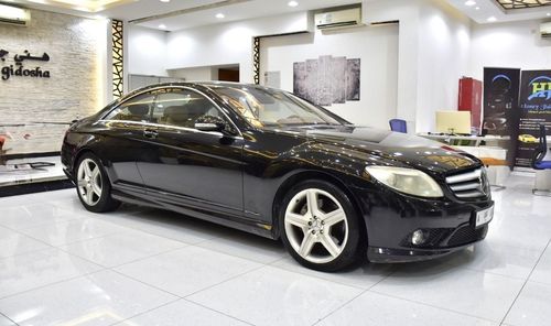Mercedes-Benz CL 500 EXCELLENT DEAL for our Mercedes Benz CL500 ( 2007 Model ) in Black Color GCC Specs