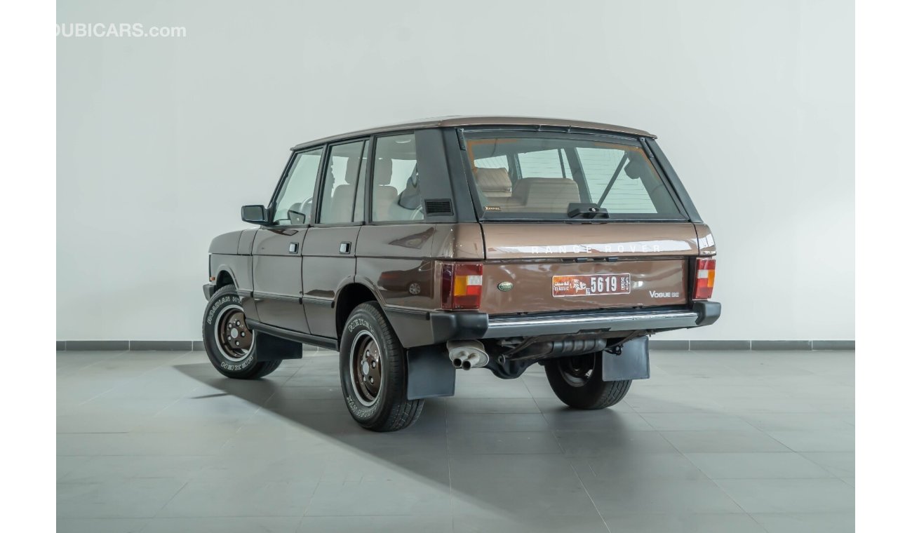 لاند روفر رينج روفر 1988 Range Rover Vogue SE 3.5L V8 Fuel Injection / British Motor Industry Heritage Trust Certified M