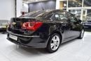 شيفروليه كروز EXCELLENT DEAL for our Chevrolet Cruze LT ( 2016 Model ) in Black Color GCC Specs
