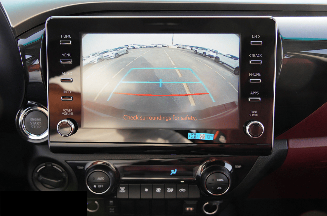 Toyota Hilux ECTP2M019 – 2025 Toyota Hilux Double Cab Pick Up GLX -  2.7L Petrol Auto – White with Red Interior –