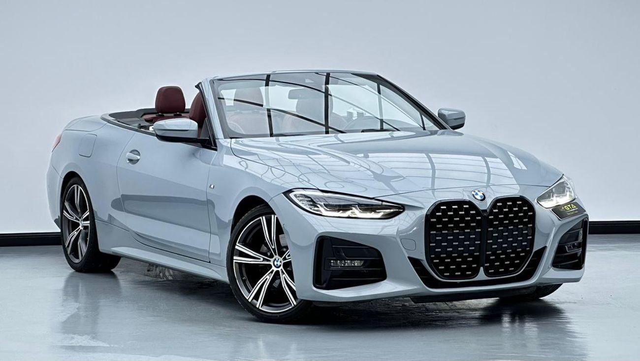 بي أم دبليو 420i 2022 BMW 420i M-Sport Cabriolet, 2026 BMW Warranty + Service Contract, BMW Full Service History, GCC