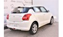 Suzuki Swift 1.2L GL 2018 GCC SPECS DEALER WARRANTY