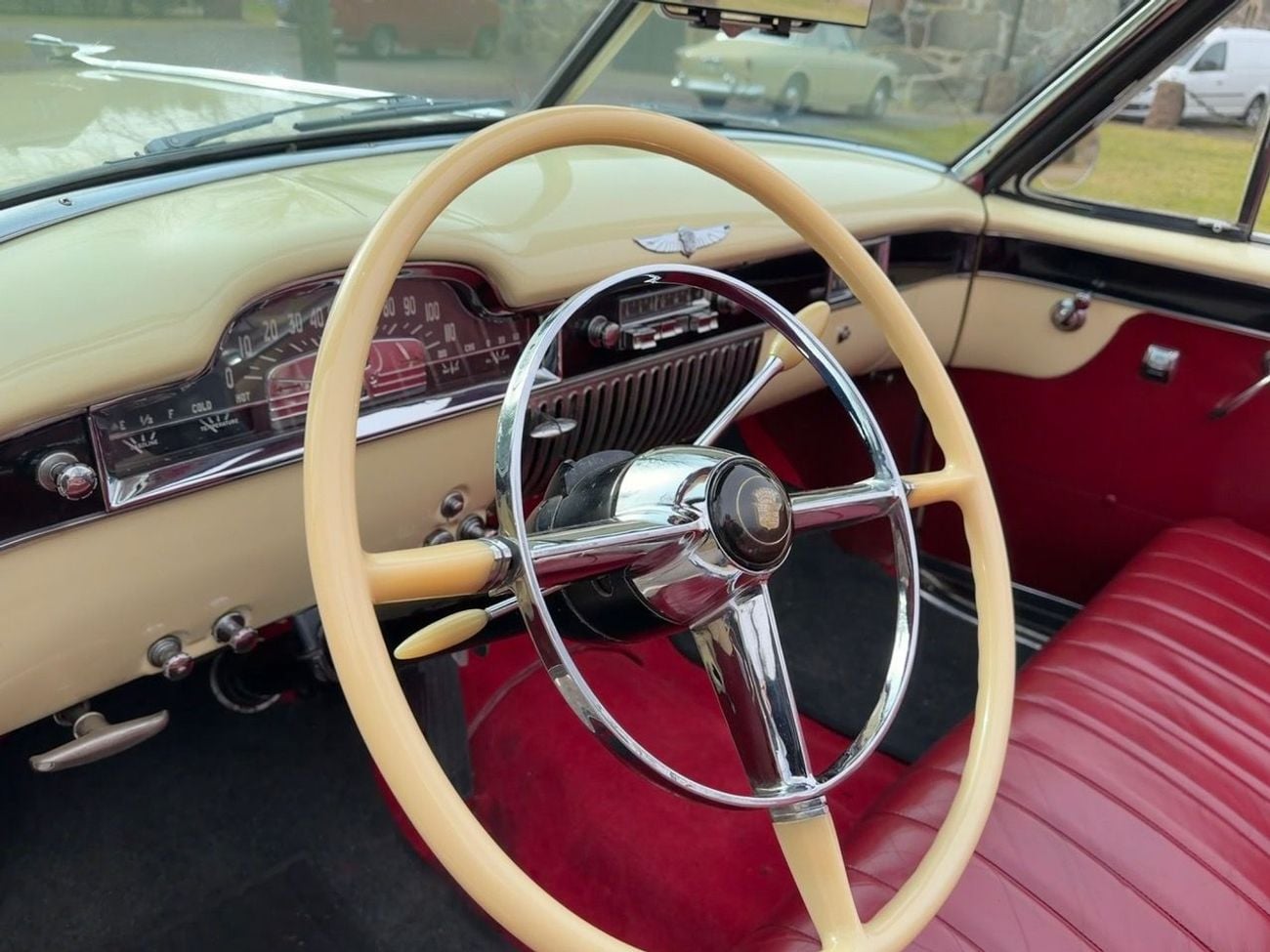 Cadillac Series 62 1949 Cadillac Series 62 Convertible – Fiesta Ivory – Red Leather – Matching Numbers – Collector Grad