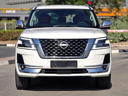 Nissan Patrol LE Platinum 5.6L 2022 GCC SINGLE OWNER WITH AGENCY SERVICE HISTORY IN MINT CONDITION