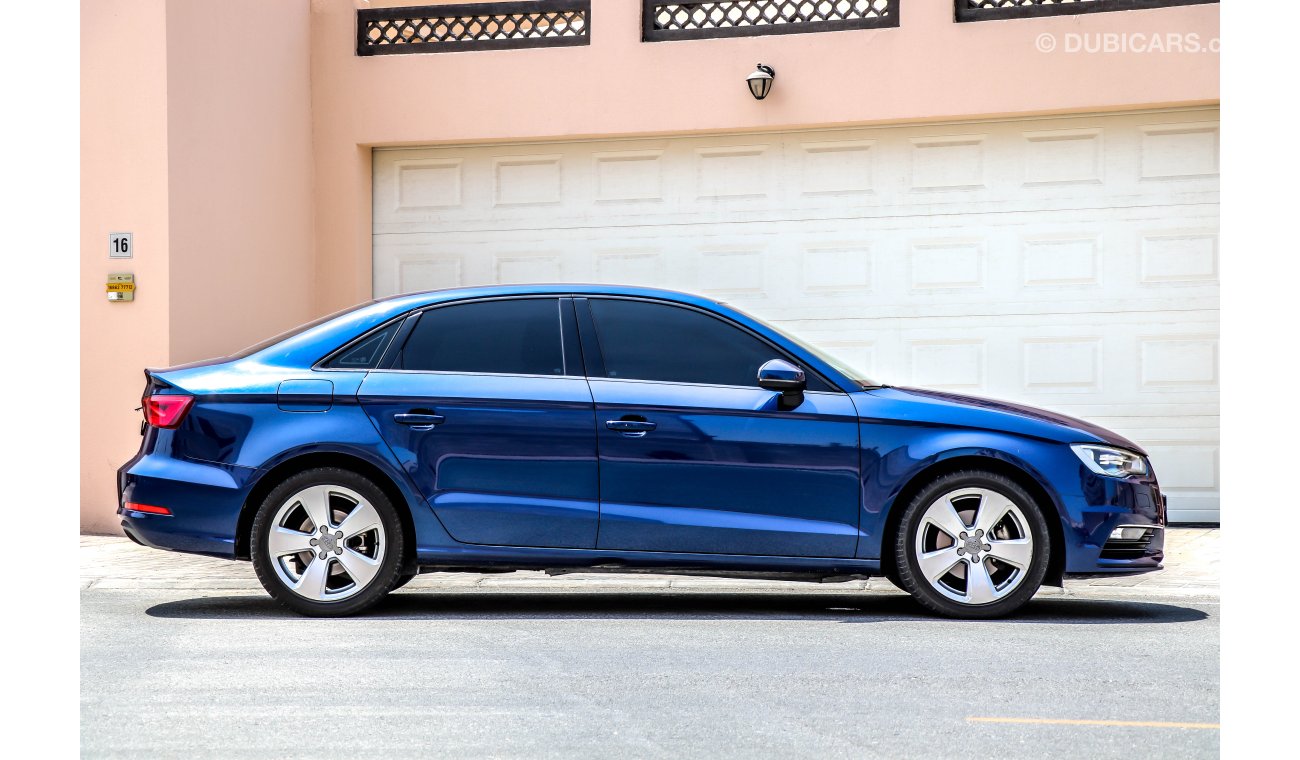 Audi A3 35TFSI 2016 GCC under Warranty with Zero Down-Payment.