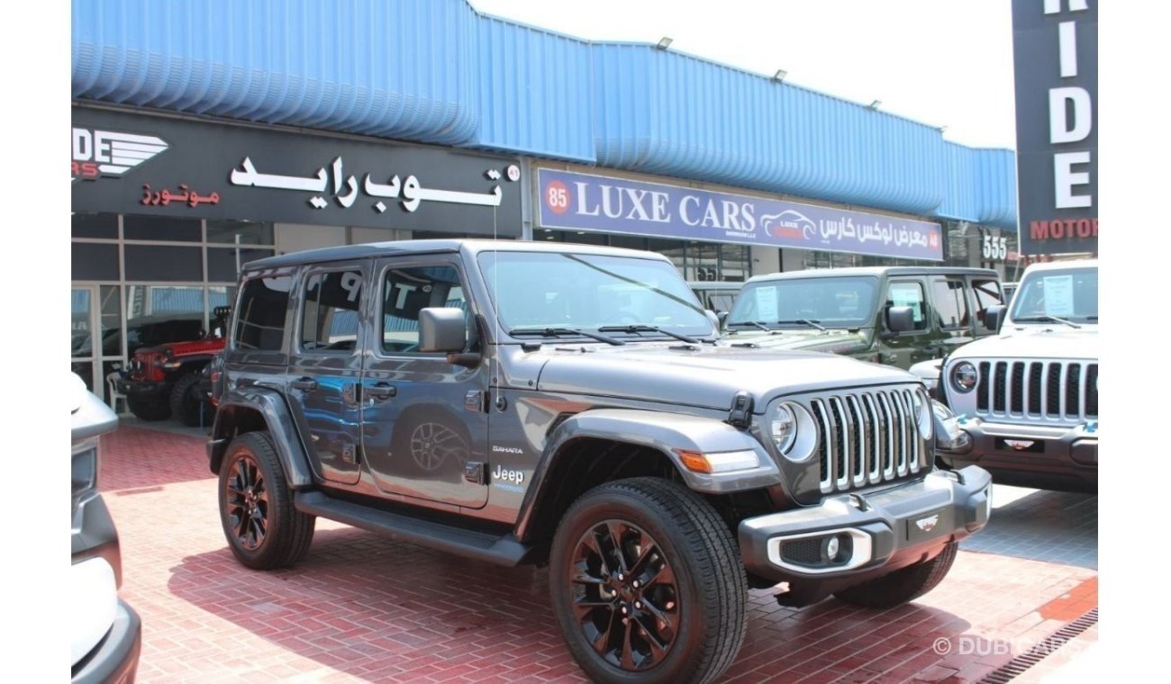 جيب رانجلر WRANGLER SAHARA 4XE  2.0L 2021 - FOR ONLY 2,377 AED MONTHLY