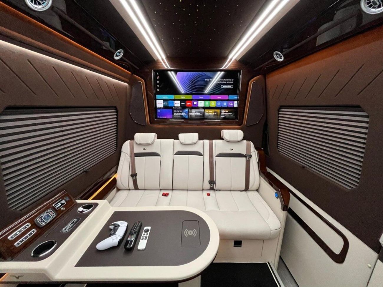 مرسيدس بنز سبرينتر 2024 VVIP MERCEDES SPRINTER with Extra AC, VB Rear Air Suspension and Toilet with Warranty