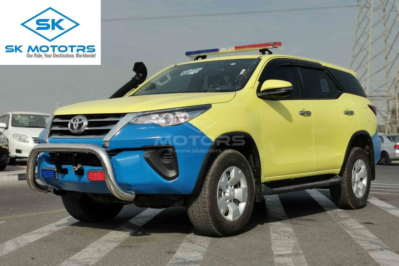 Toyota Fortuner 2.4L Diesel, Police Lights, Alarm, Leather Seats, (ONLY FOR UNITED NATION ORDERS)  (CODE # TFBO01)