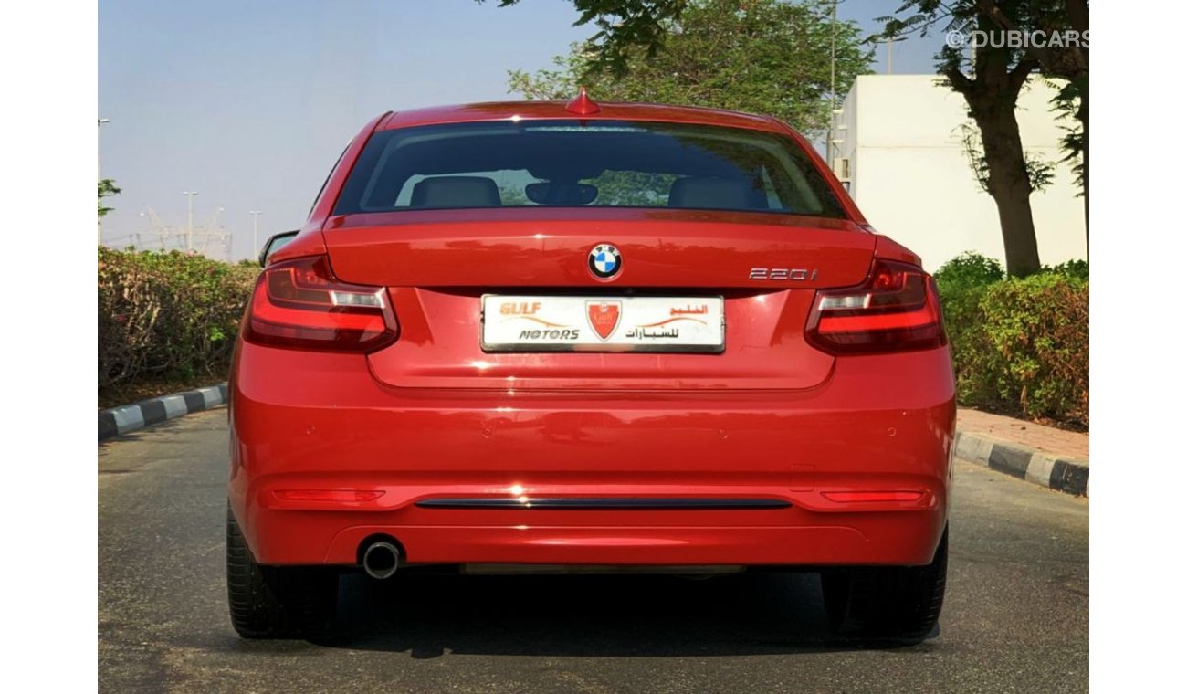 BMW 220i GCC- BMW 220i SPORT - AGENCY MAINTAINED - BANK FINANCE FACILITY -WARRANTY - LOW MILE