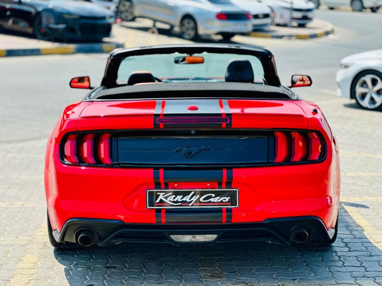 Ford Mustang EcoBoost Convertible | Monthly AED 930/- | 0% DP | Custom Leather Seats | # 48526