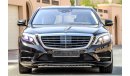 Mercedes-Benz S 500 AMG 2015 GCC under Warranty with Zero Down-Payment.