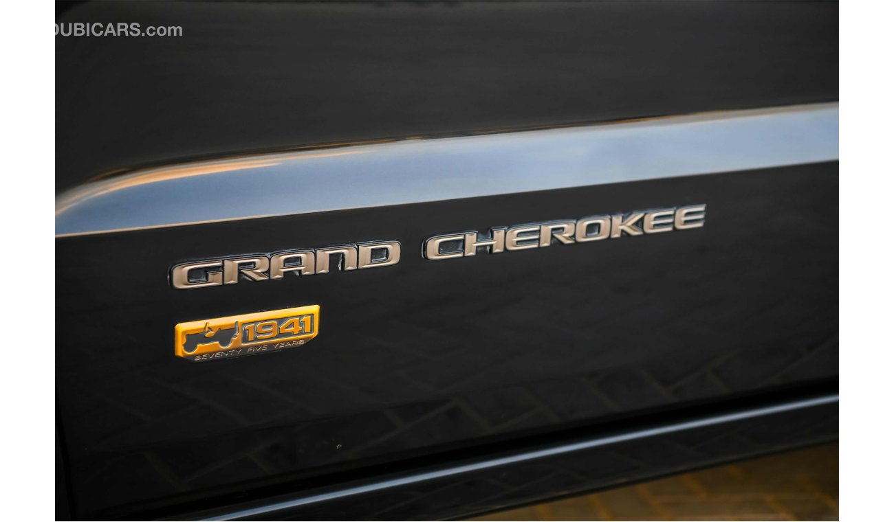 Jeep Grand Cherokee 75th Anniversary Edition V8 - Stunning Condition! - AED 1,939 Per Month - 0% DP