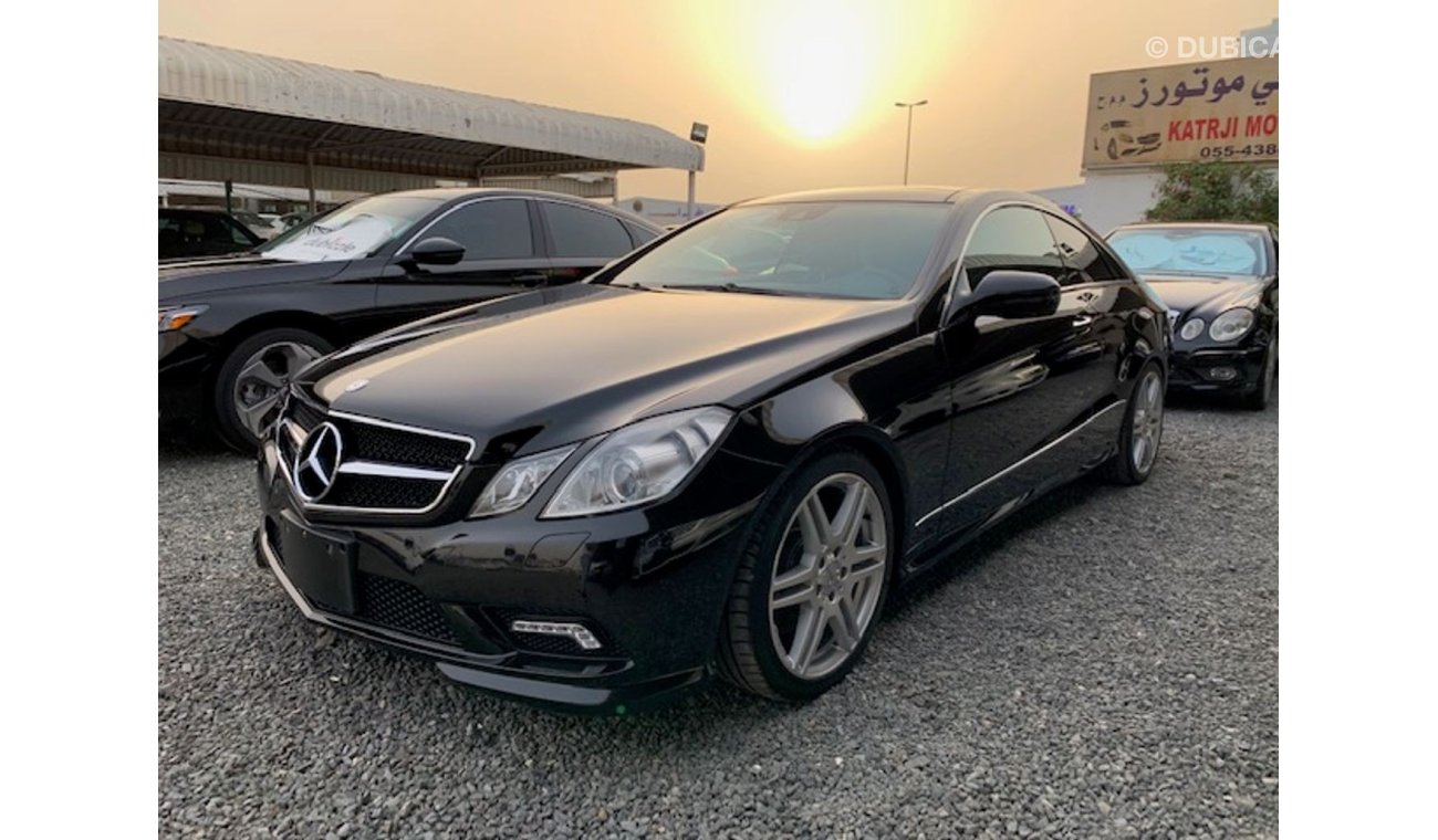 مرسيدس بنز E 550 وارد اليابان بطاقة جمركية  E550 CUOPE KIT AMG 2010