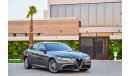 Alfa Romeo Giulia Super | 2,135 P.M | 0% Downpayment | Agency Warranty & Service Package