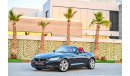 بي أم دبليو Z4 Convertible  | 1,351 P.M | 0% Downpayment | Immaculate Condition