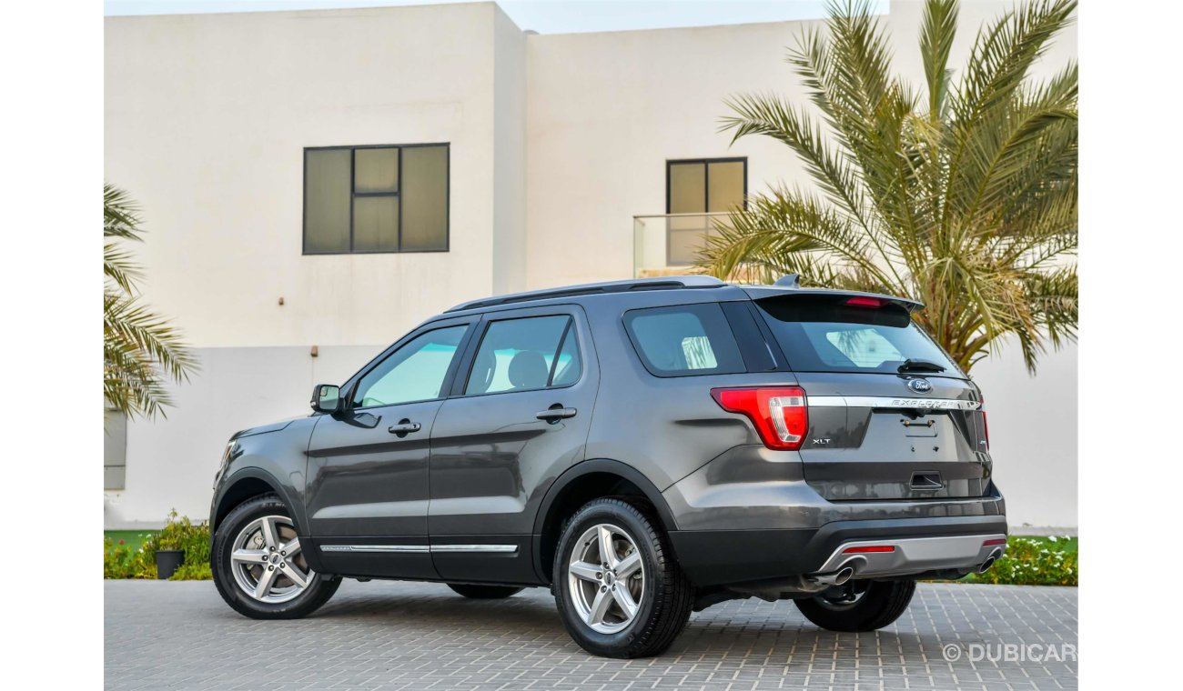 Ford Explorer XLT - 12,000kms Only - With Warranty - Grab this fantastic SUV for AED 2,037 PM - 0% DP