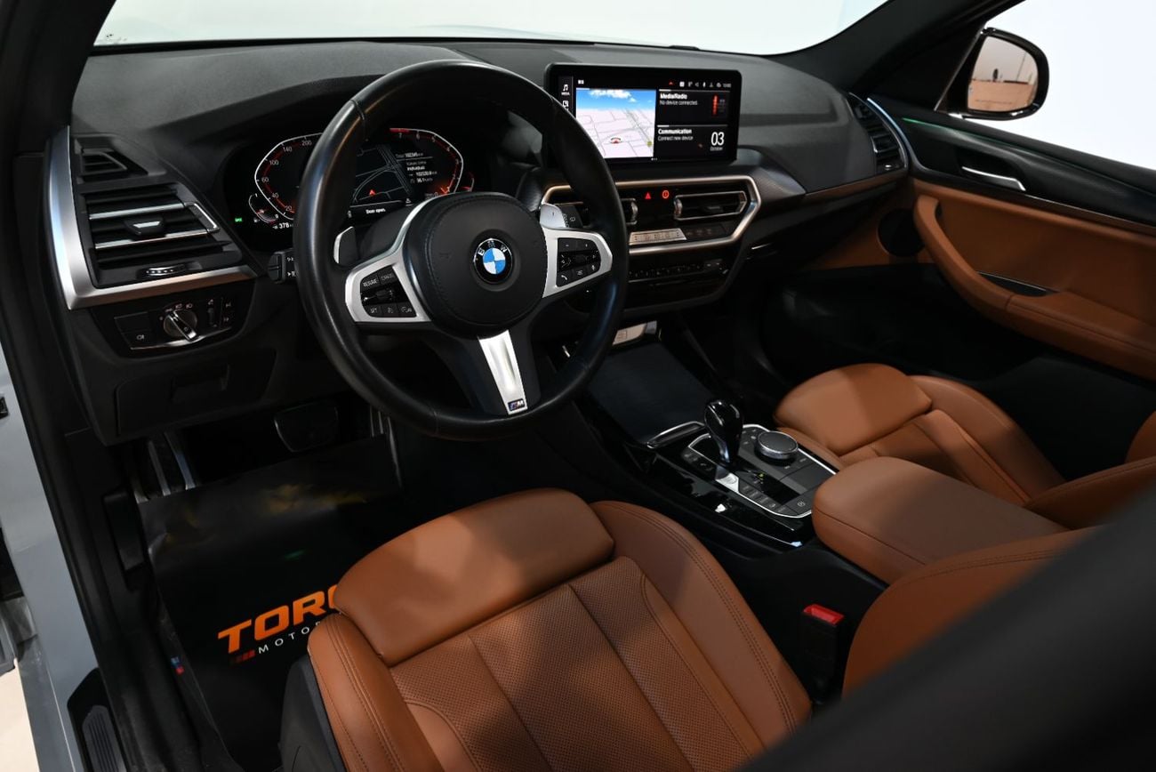 بي أم دبليو X3 XDRIVE 30i M SPORT بي إم دبليو X3 xDrive30i M Sport موديل 2022، ضمان بي إم دبليو وخدمة حتى مايو 2027، سجل صيانة بي إم د