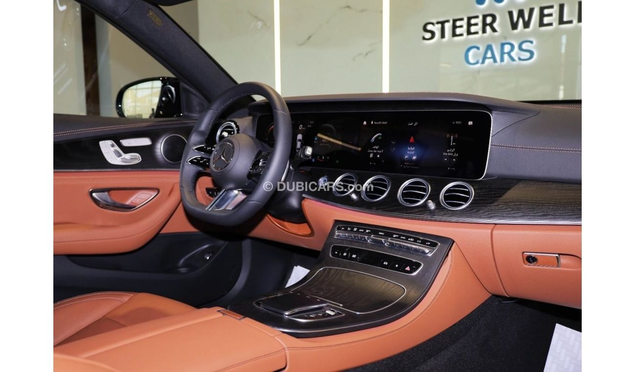 مرسيدس بنز E300 AMG | 5 YEARS WARRANTY AND SERVICE PKG UPTO 105KM | GCC SPECS