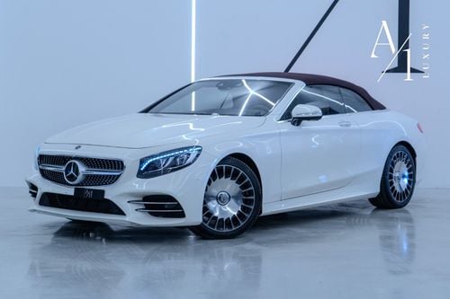 مرسيدس بنز S 560 كوبيه 2018 Mercedes Benz S560 Convertible V8, Service History, Fully Loaded, Excellent Condition, GCC Spec