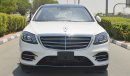 Mercedes-Benz S 560 Brand New 2018, 4.0L V8-biturbo 4Matic, 463hp, GCC, 0km with 2 Years Unlimited Mileage Warranty