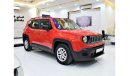 Jeep Renegade EXCELLENT DEAL for our Jeep Renegade SPORT ( 2017 Model! ) in Red Color! GCC Specs