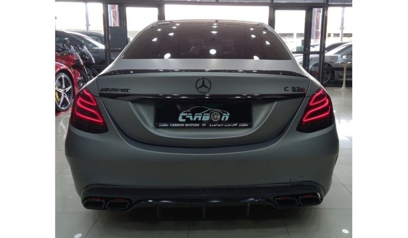 Mercedes-Benz C 63 AMG MERCEDES C63S 2015 GCC IN BEAUTIFUL SHAPE FOR 145K AED