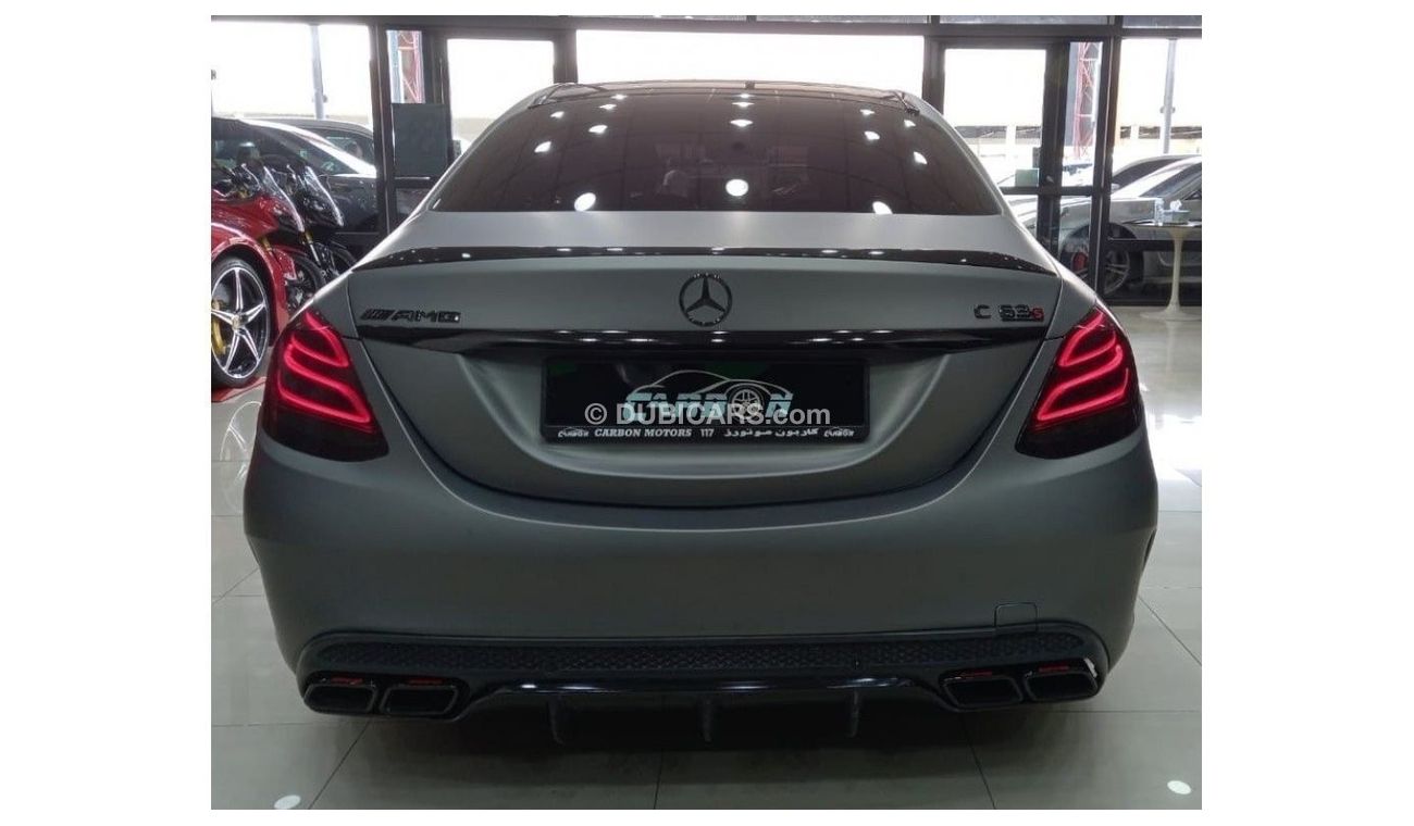 Mercedes-Benz C 63 AMG MERCEDES C63S 2015 GCC IN BEAUTIFUL SHAPE FOR 145K AED