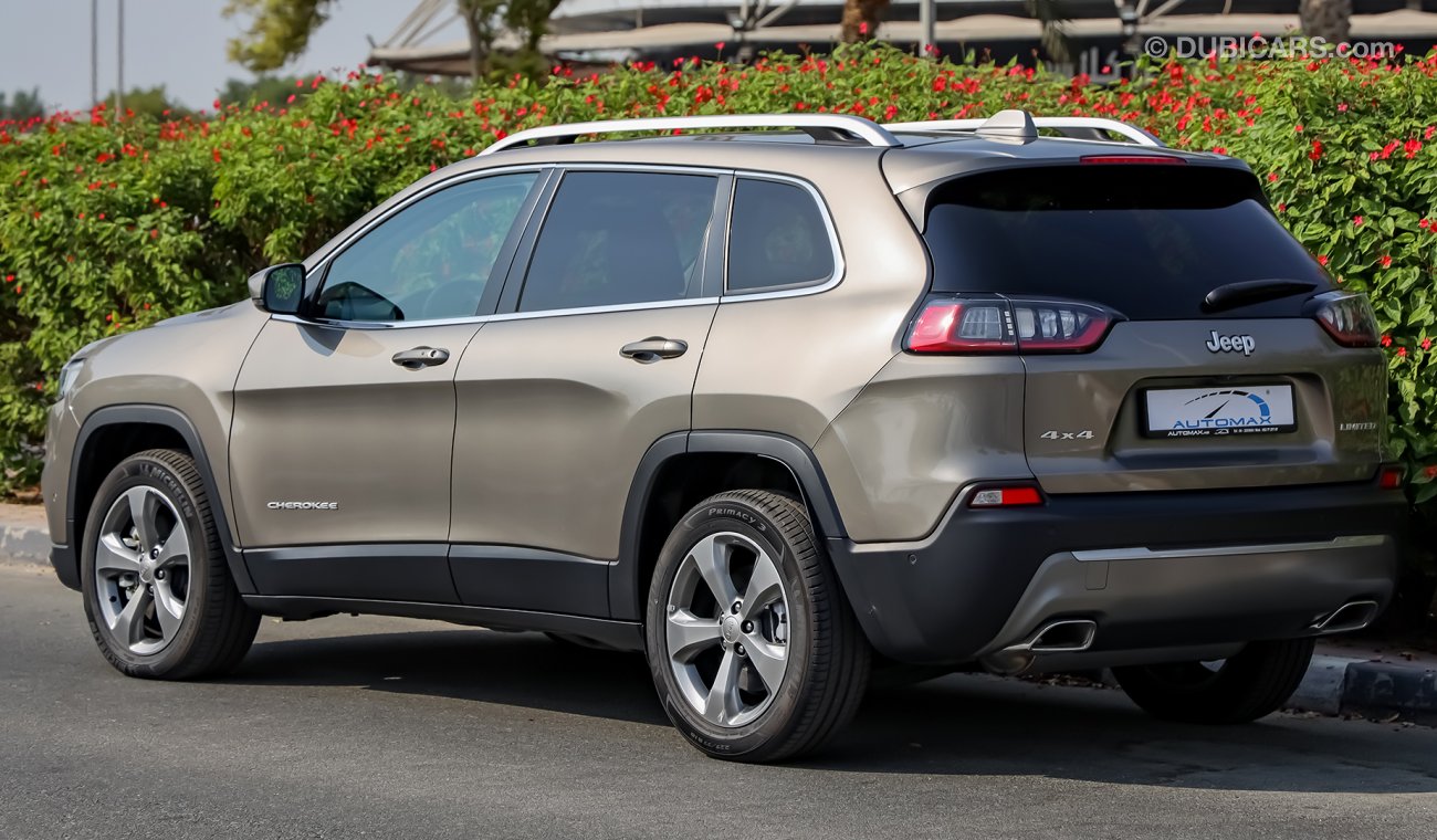 Jeep Cherokee Limited 4X4 V6 , GCC , 2019 , 0Km , W/3 Yrs or 100K Km WNTY