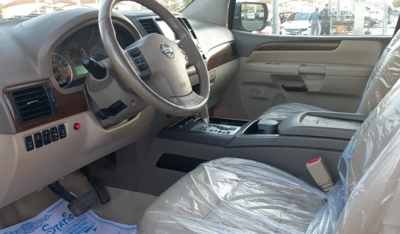 Nissan Armada Khaleeji - Number One - Leather - Slot - Wood - Alloy Wheels, in excellent condition, without any co