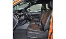 Ford Ranger EXCELLENT DEAL for our FORD Ranger 4x4 WILDTRAK 2017 Model!! in Orange Color! GCC Specs