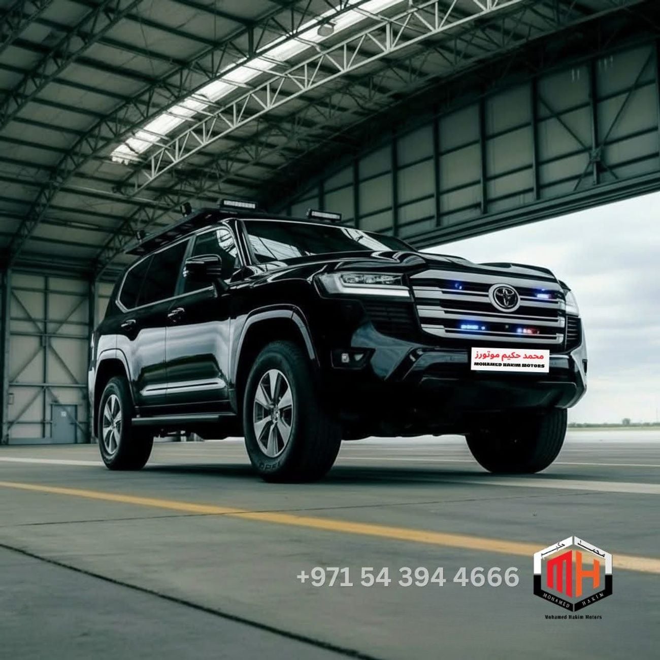 تويوتا لاند كروزر Toyota Land Cruiser LC300 VXR Armored 2026 – أسود | فل أوبشن | مدرعة