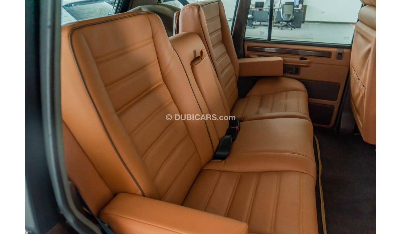 لاند روفر رينج روفر 1988 Range Rover Vogue SE 3.5L V8 Fuel Injection / British Motor Industry Heritage Trust Certified M