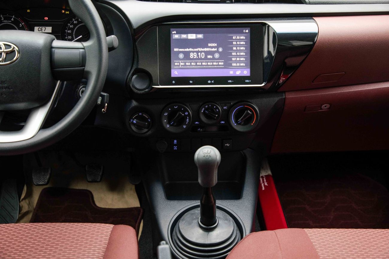 Toyota Hilux DLS 2.4L - White Inside Maroon | Export Only