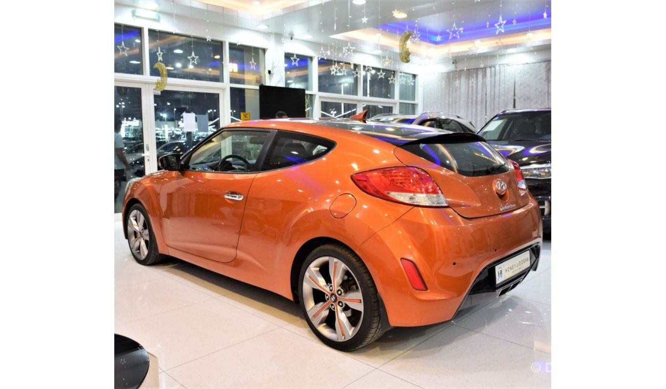 هيونداي فيلوستر ORIGINAL PAINT ( صبغ وكاله ) Hyundai Veloster 2013 Model!! in Orange Color! GCC Specs