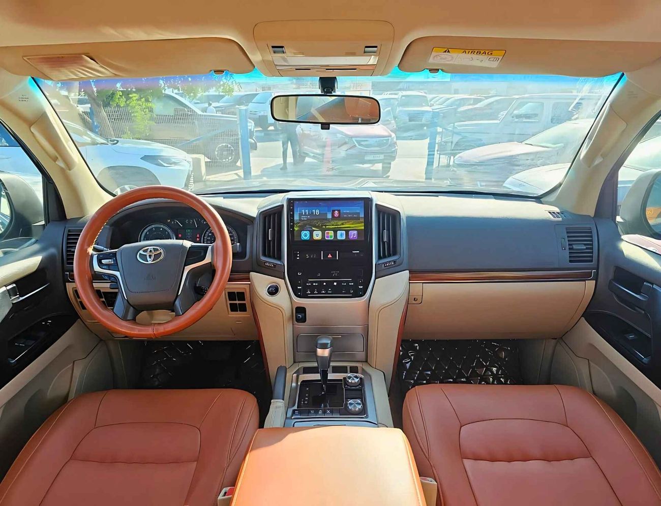 Toyota Land Cruiser GXR/ V6 4.0/ FULL OPTION/ SUNROOF/ LEATHER/ DVD CAMERA/ EXPORT ONLY / LOT#43956