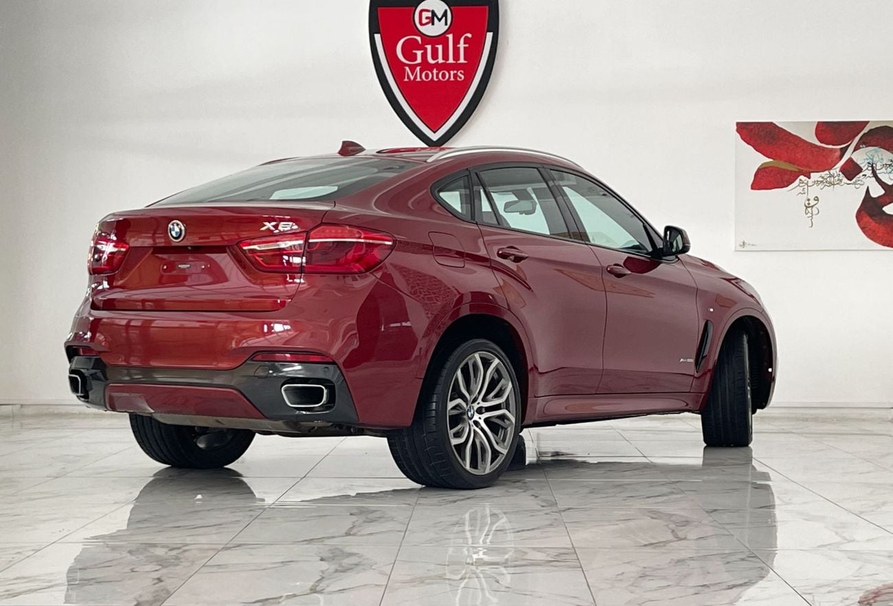BMW X6 50i M SPORT LUXURY V8 4.4L-8CYL ORIGINAL PAINT - FULLY AGENCY MAINTAINED. AGMC-DUBAI