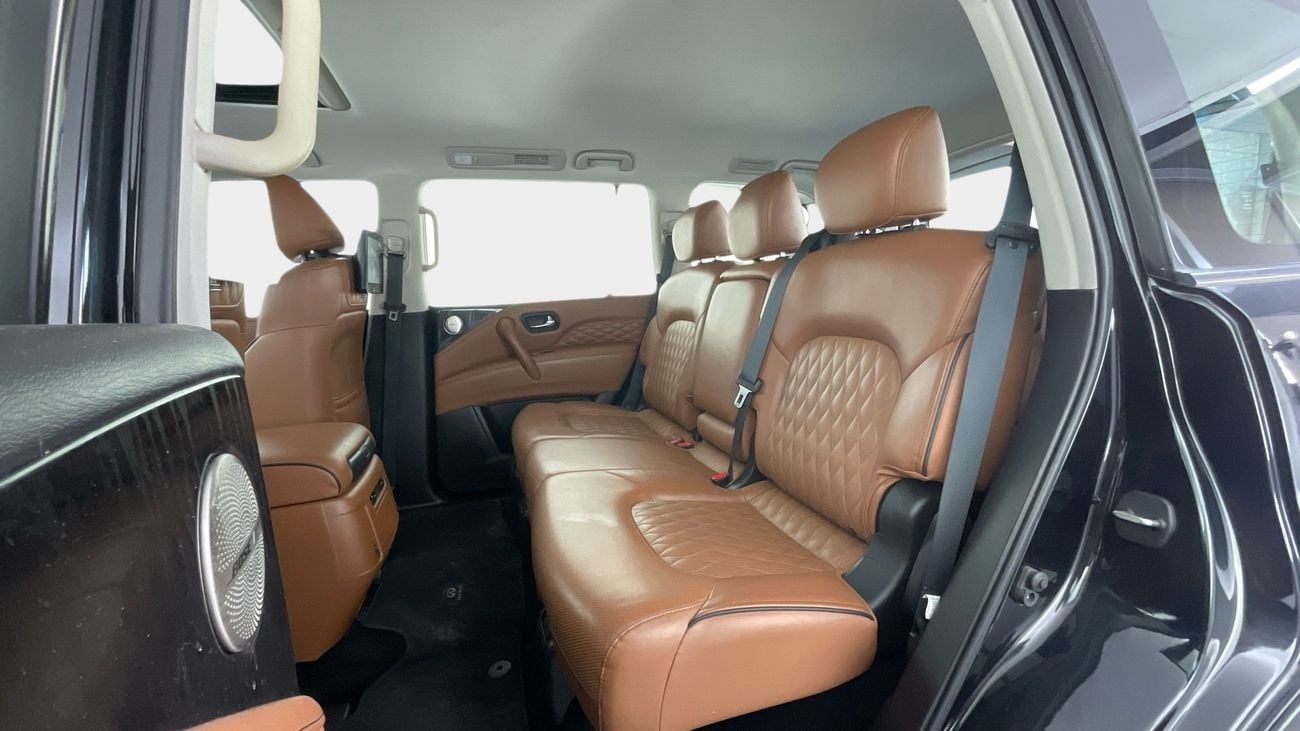 إنفينيتي QX80 LUXE SENSORY PROACTIVE 5.6 SENSORY PRO ACTIVE AUTO 4WD 8 SEATS | شامل الضمان | 0 ﺪﻔﻋﺓ ﺃﻮﻟﻯ