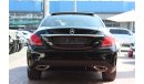 مرسيدس بنز C 200 AMG GCC 2015 LOW MINT IN CONDITION