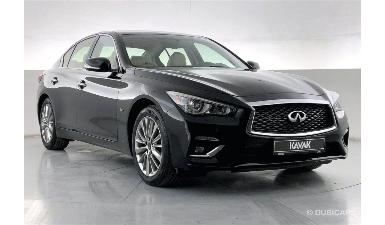 إنفينيتي Q50 Premium / Luxe | سنة ضمان مجانية | نسبة التمويل 1.99% | خالية من أضرار الفيضانات