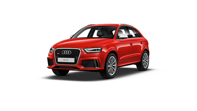 Audi RS Q3 cover - Front Left Angled