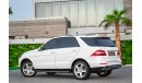 Mercedes-Benz ML 350 | 2,373 P.M | 0% Downpayment | Immaculate Condition!