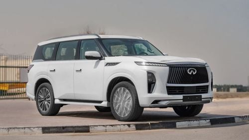 Infiniti QX80 2026 Infiniti QX80 Sensory 3.5L AT Petrol (White-Tan)